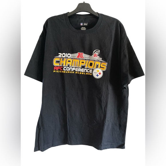 Pittsburgh Steelers AFC 2010 Conference Champions TShirt - Picture 1 of 5